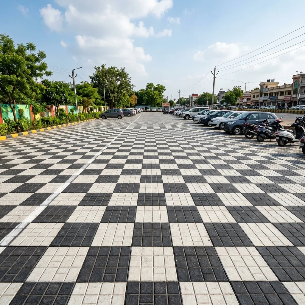 Parking Tiles architectural application showcase